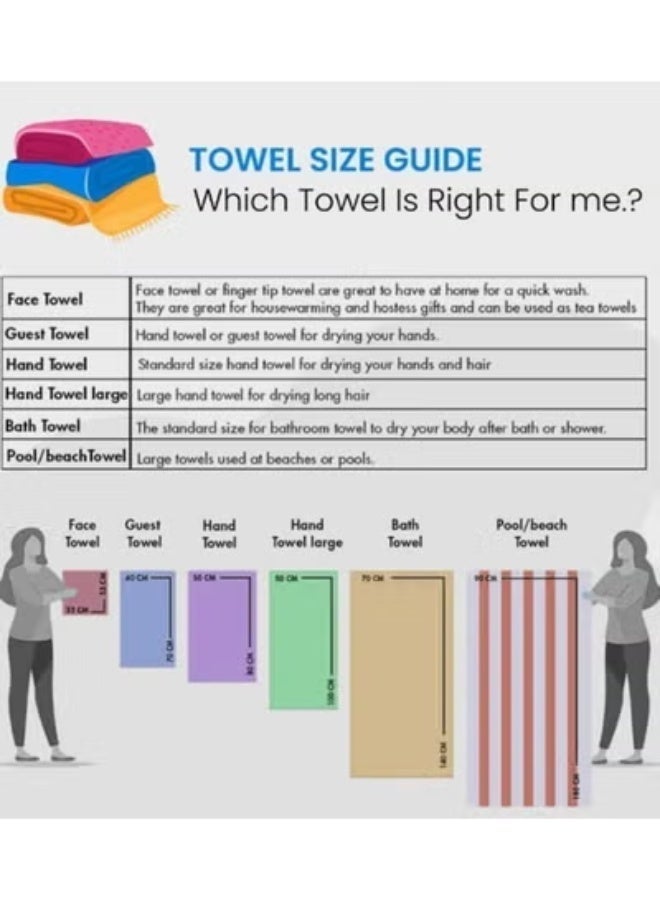 م اكس م منشفة شاطئ كبيرة، مخملية فاخرة 100% قطن كابانا منشفة حمام سباحة مخططة، ناعمة وماصة، 630 جرام في المتر المربع، 90x180 سم (مخطط أرجواني) - Image 5